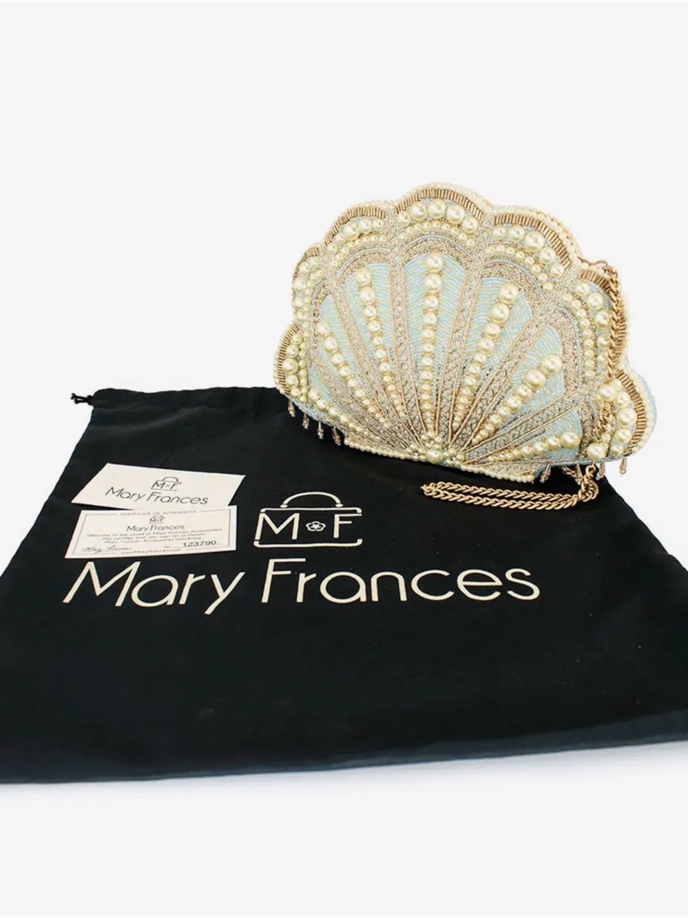 Seaside Luxury Pearl and Beaded Shell Crossbody
Handbag - Picture 7 of 9